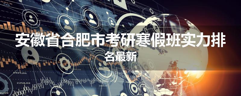 安徽省合肥市考研寒假班实力排名最新