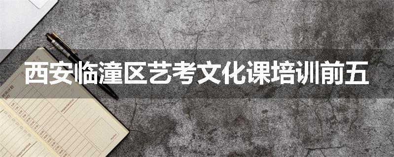 西安临潼区艺考文化课培训前五