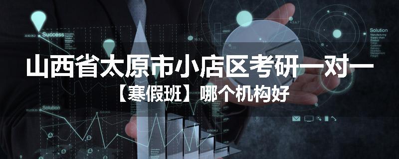 山西省太原市小店区考研一对一【寒假班】哪个机构好