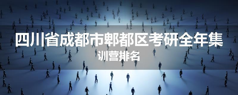 四川省成都市郫都区考研全年集训营排名