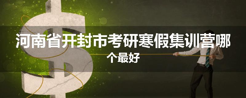 河南省开封市考研寒假集训营哪个最好