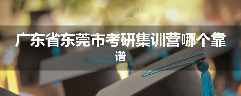 广东省东莞市考研集训营哪个靠谱