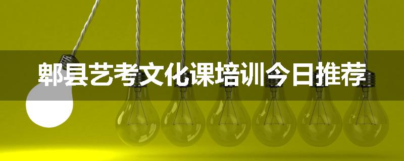 郫县艺考文化课培训今日推荐