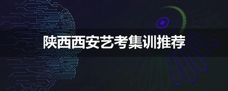 陕西西安艺考集训推荐