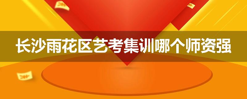 长沙雨花区艺考集训哪个师资强