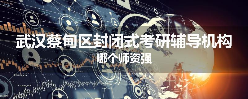 武汉蔡甸区封闭式考研辅导机构哪个师资强
