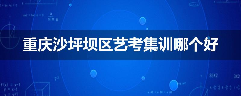 重庆沙坪坝区艺考集训哪个好