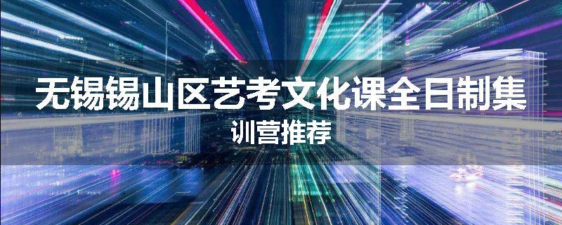 无锡锡山区艺考文化课全日制集训营推荐