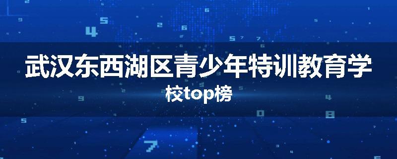 武汉东西湖区青少年特训教育学校top榜