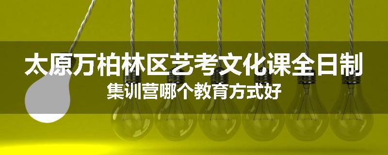 太原万柏林区艺考文化课全日制集训营哪个教育方式好