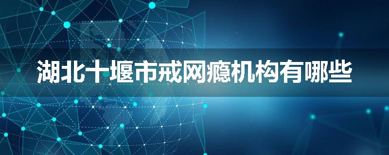 湖北十堰市戒网瘾机构有哪些