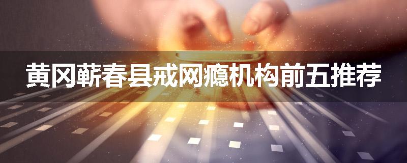 黄冈蕲春县戒网瘾机构前五推荐