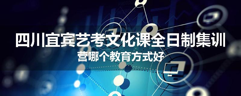 四川宜宾艺考文化课全日制集训营哪个教育方式好