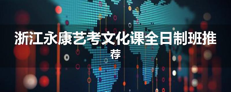 浙江永康艺考文化课全日制班推荐