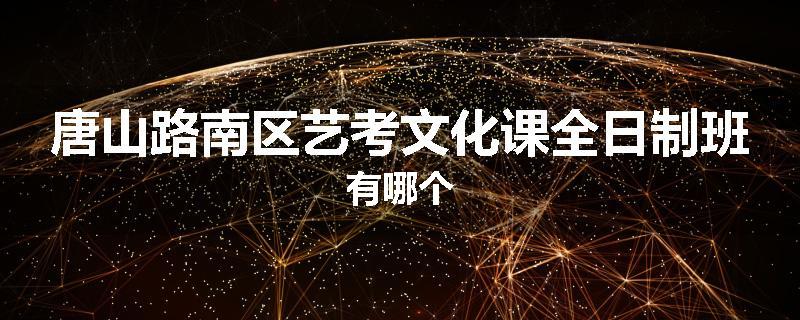 唐山路南区艺考文化课全日制班有哪个