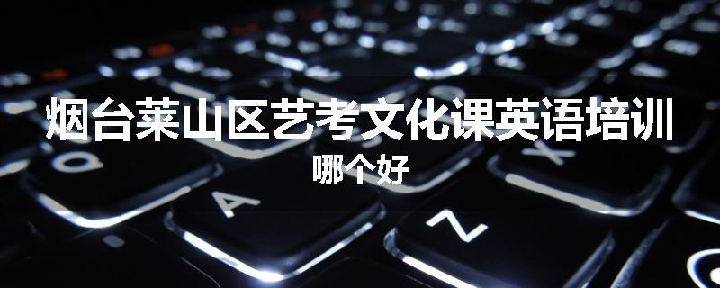 烟台莱山区艺考文化课英语培训哪个好