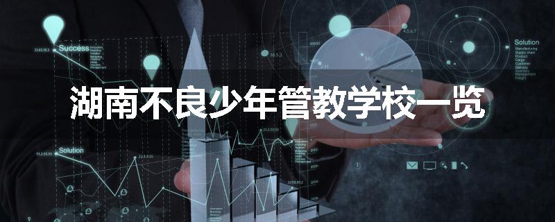 湖南不良少年管教学校一览