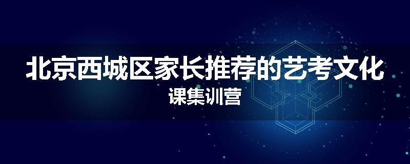 北京西城区家长推荐的艺考文化课集训营