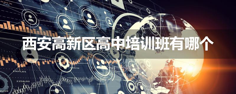 西安高新区高中培训班有哪个