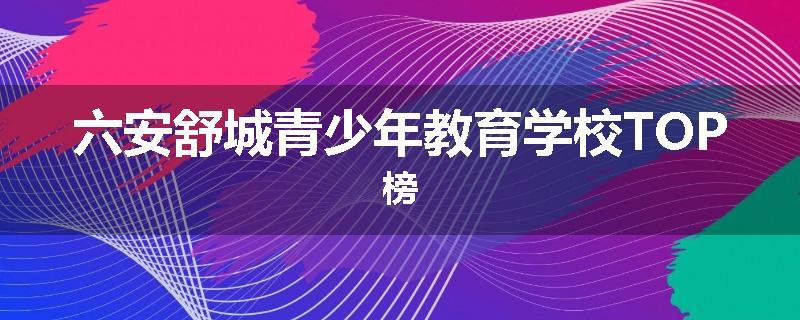 六安舒城青少年教育学校TOP榜