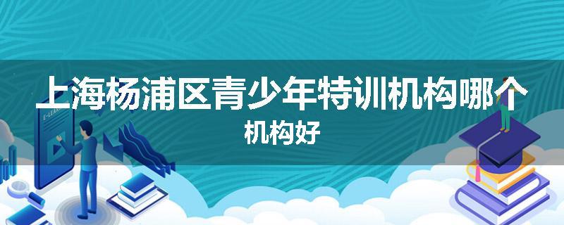 上海杨浦区青少年特训机构哪个机构好