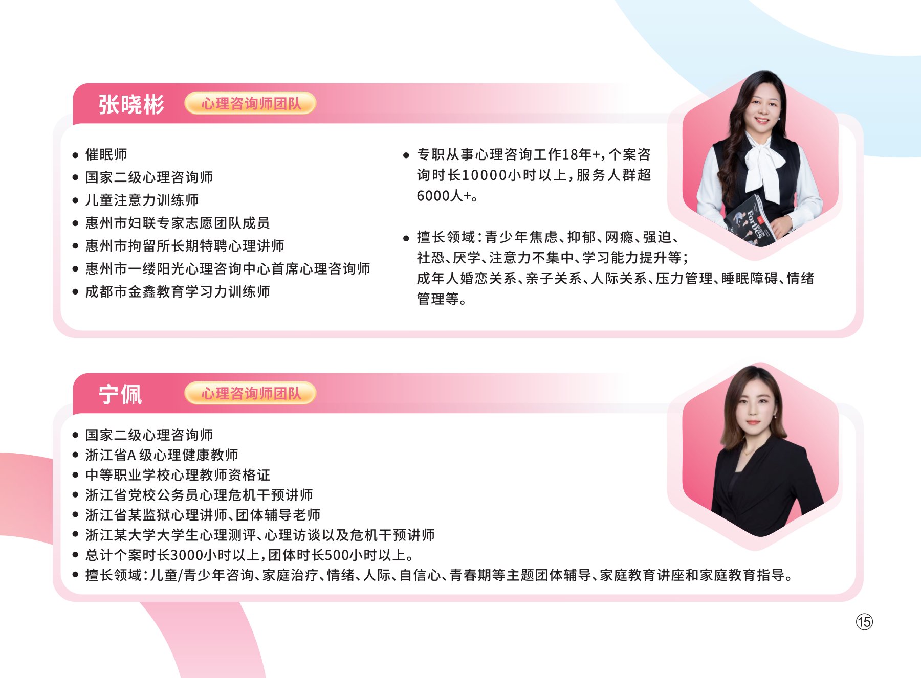 燎原逐梦·少年素质教育基地心理咨询师团队