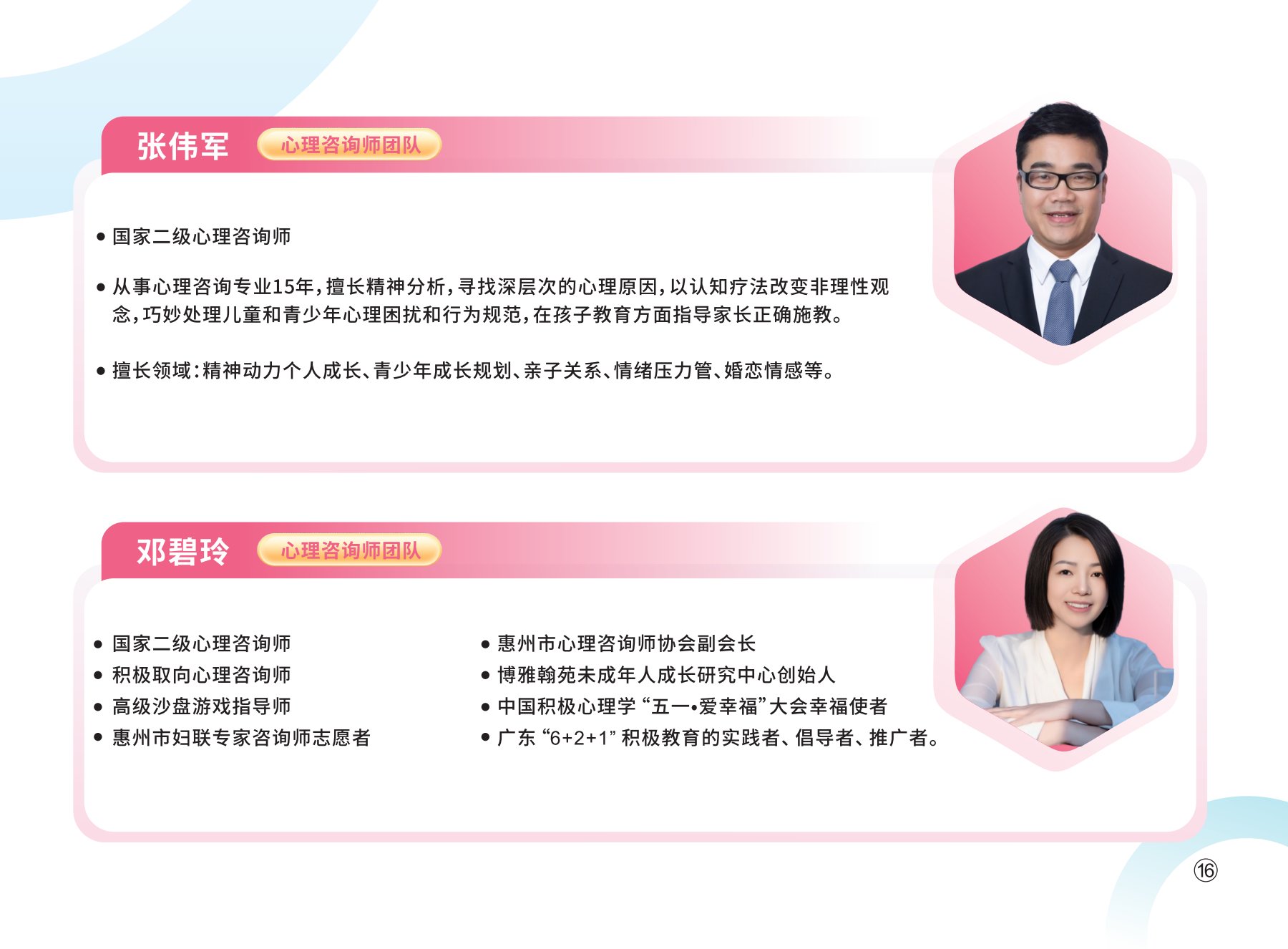 燎原逐梦·少年素质教育基地心理咨询师团队